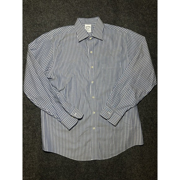 Brooks Brothers Other - Brooks Brothers Shirt Mens Medium Striped Blue Red Regent Non Iron 15 1/2 - 33